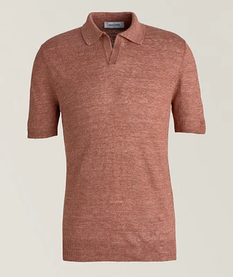 Mélange Linen Polo