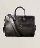 Un Jour Leather Scritto Briefcase