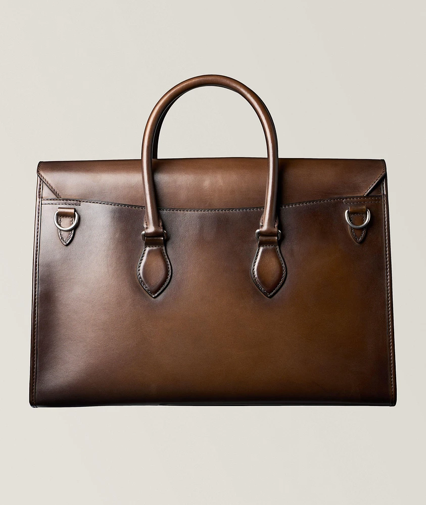 E'Mio Scritto Leather Briefcase