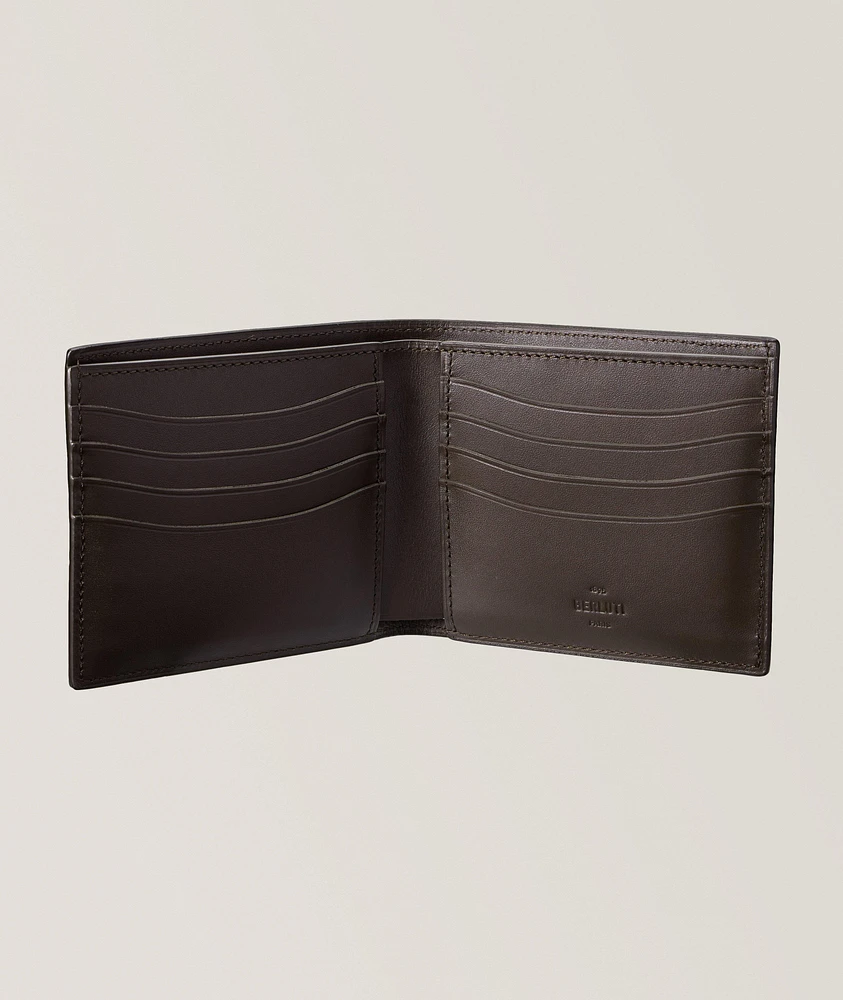 Makore Scritto Leather Bifold Wallet