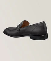 B Volute Grained Leather Loafers