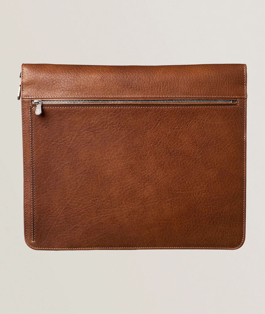 Grained Leather Attaché Case