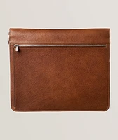 Grained Leather Attaché Case