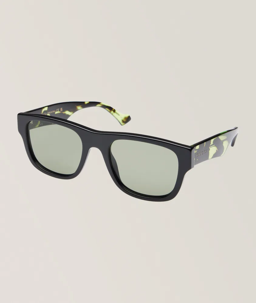 Square Frame Acetate Sunglasses