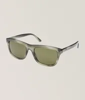 Rectangle Frame Acetate Sunglasses