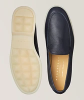 Panarea Vintage Deerskin Pebbled Leather Loafers