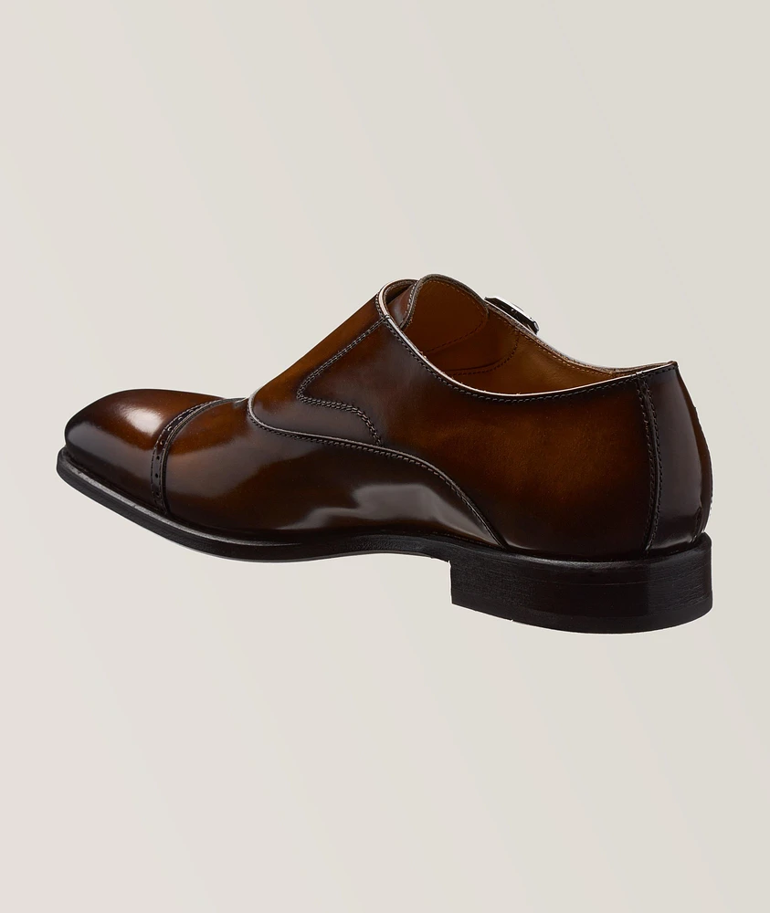 Burnished Leather Monkstraps