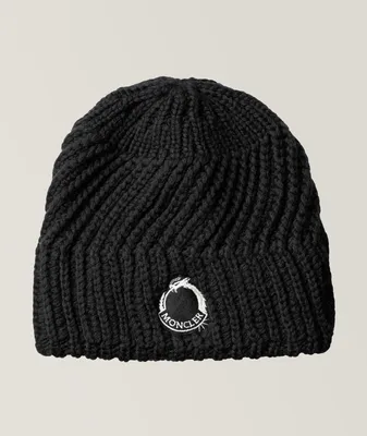 Year of The Dragon Collection Virgin Wool-Blend Ribbed Beanie