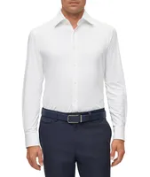 Structured Stretch Cotton-Blend Dress Shirt