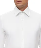 Structured Stretch Cotton-Blend Dress Shirt