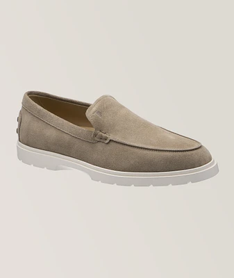 Suede Slipper Loafers