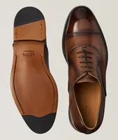 Torino Burnished Leather Cap Toe Oxfords