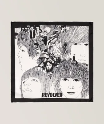 The Beatles Collection Revolver Silk Pocket Square