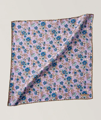 Floral Silk Pocket Square