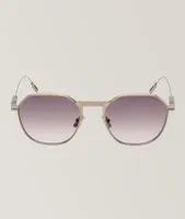 Gradient Roviex Rounded Lens Sunglasses