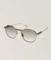 Gradient Roviex Rounded Lens Sunglasses