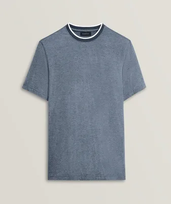 Pinstripe Cotton T-Shirt
