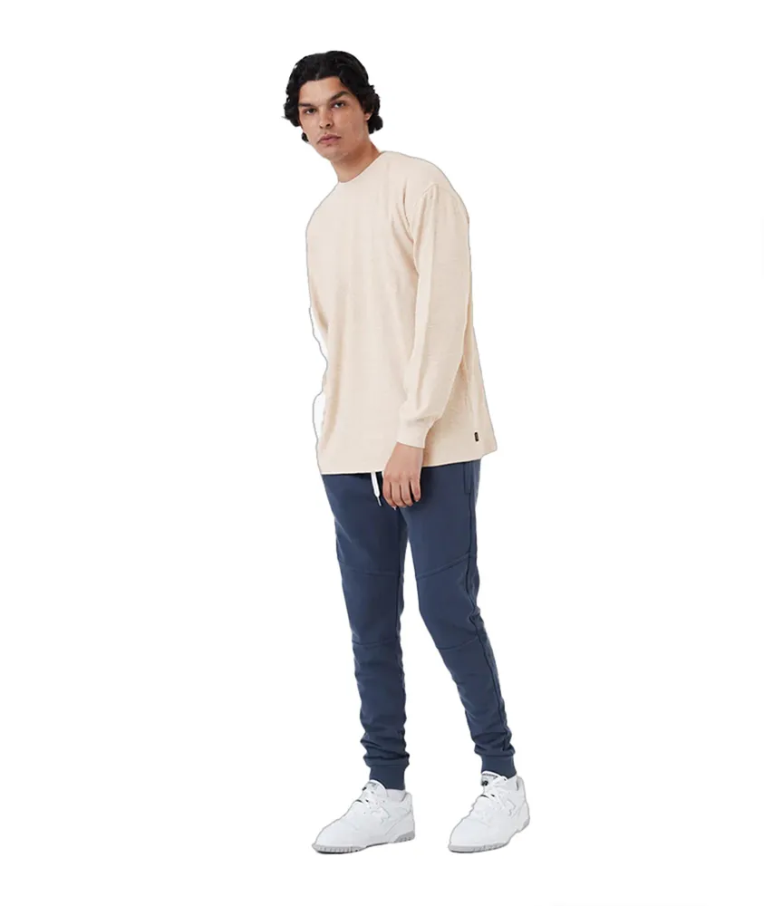 Thermal Box Long-Sleeve Cotton Knit Shirt