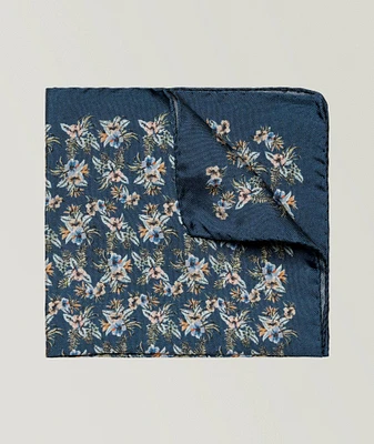 Floral Silk Pocket Square