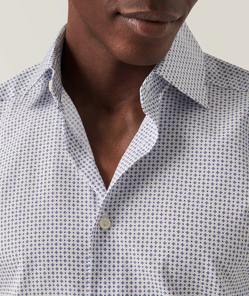 Micro Medallion Poplin Dress Shirt