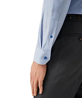 Micro Check Signature Twill Dress Shirt