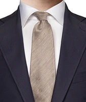 Solid Silk Linen Tie