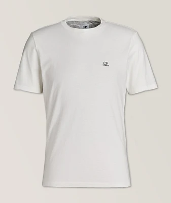 Logo Print Goggle Back Cotton T-Shirt