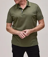 Contrast Trim Cotton Polo