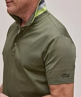 Contrast Trim Cotton Polo