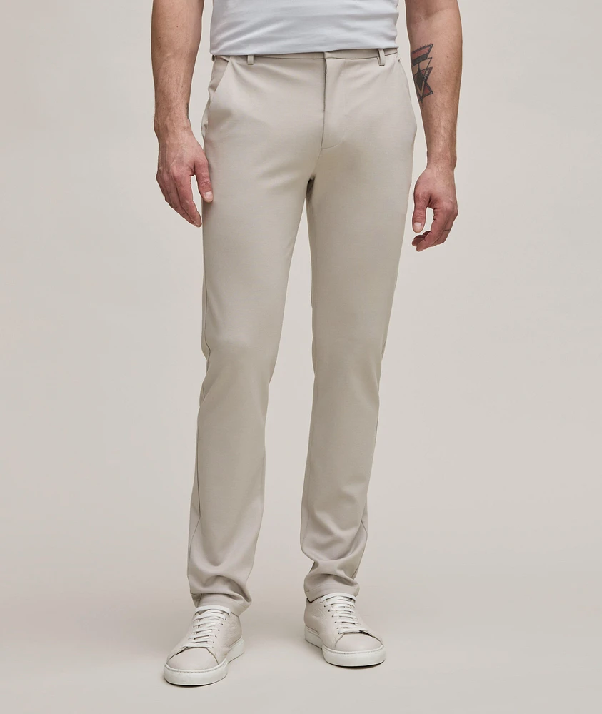 Viscose-Blend Technical Chino Pants