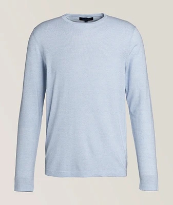 Cotton-Blend Knit Sweatshirt