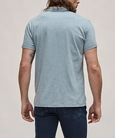 Overdye Heathered Pima Cotton-Blend Polo