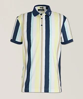 Striped Tour Tech Golf Polo