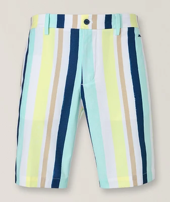 Tim Multi-Stripe Stretch-Fabric Shorts