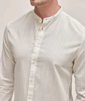 Braided Stripe Cotton Sport Shirt