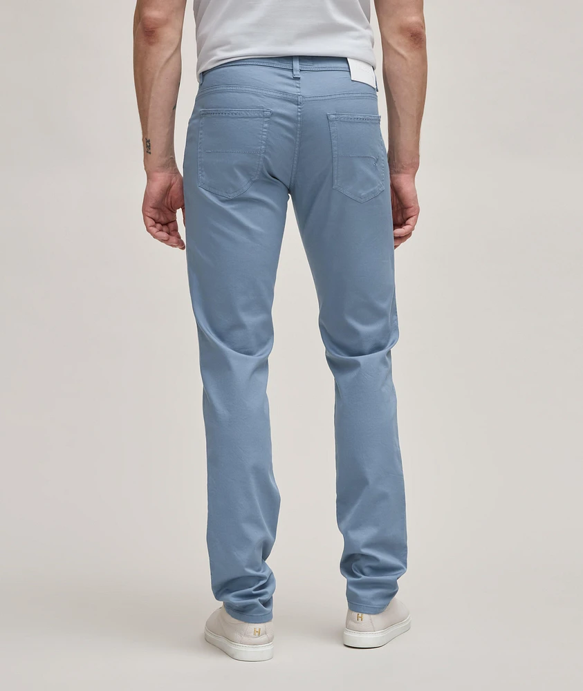 Rubens Sportswear Chic Stretch-Cotton Blend Pants