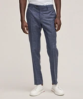 Mélange Stretch-Virgin Wool Blend Pants