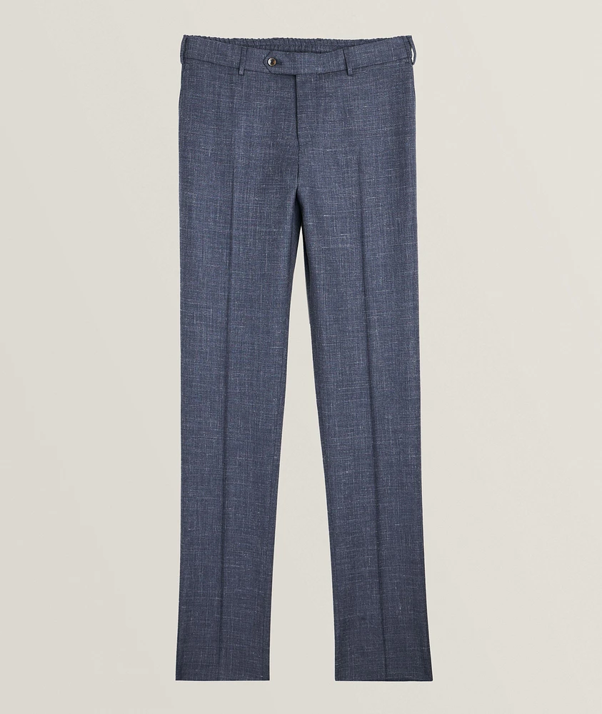 Mélange Stretch-Virgin Wool Blend Pants