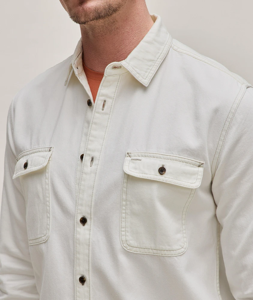 Martin Utilitarian Cotton-Modal Overshirt