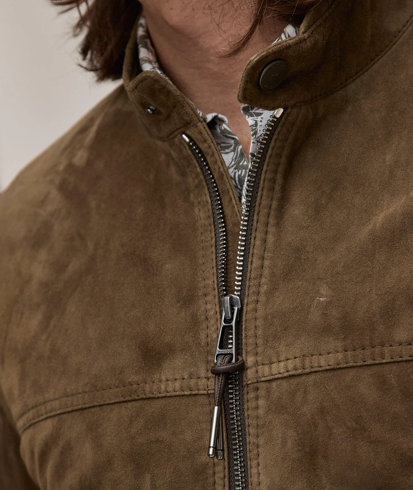 Bato Chrome-Free Goat Suede Leather Jacket