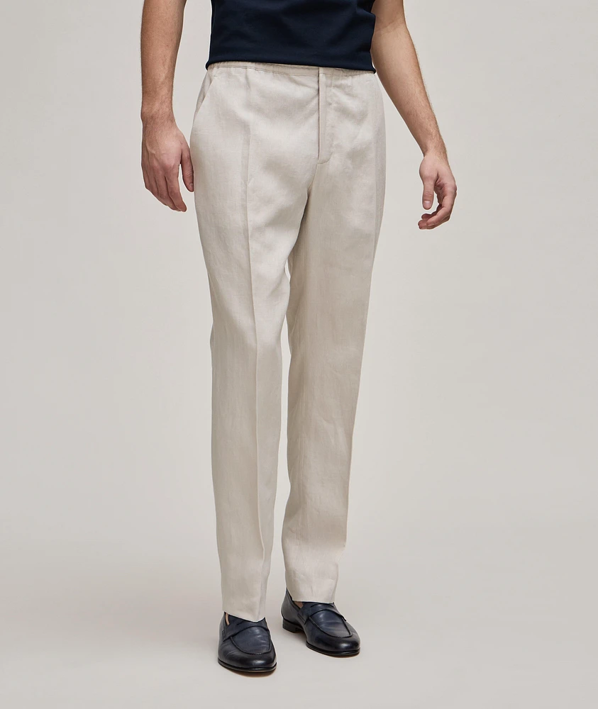 Wool-Polyamide Drawstring Pants