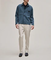 Wool-Polyamide Drawstring Pants