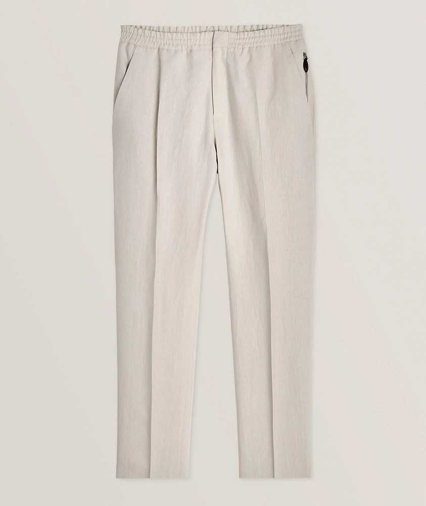 Wool-Polyamide Drawstring Pants