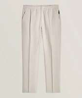 Wool-Polyamide Drawstring Pants