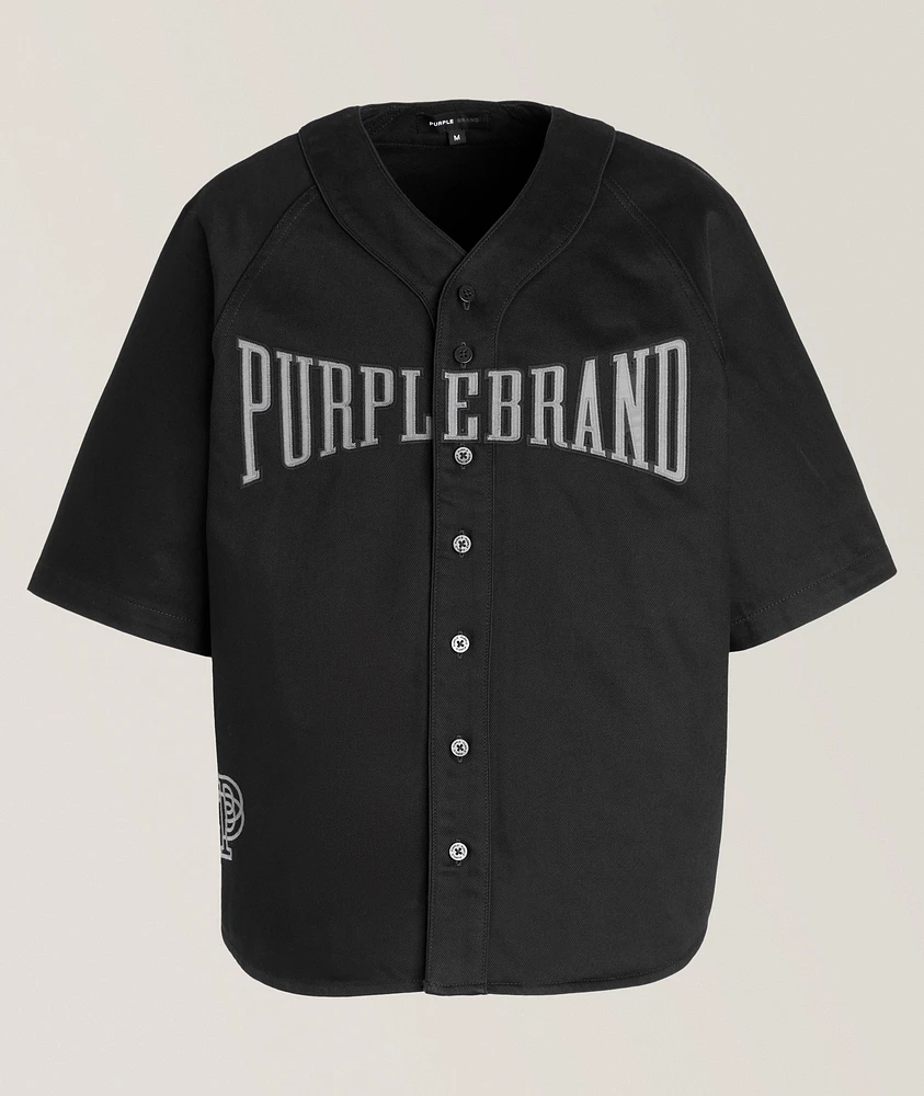 Logo Lettering Sport Shirt