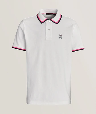 Contrast Trim Cotton Piqué Polo