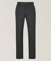 Woven Wool-Blend Dress Pants