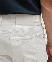 Tonal Paisley Stretch-Cotton Pants