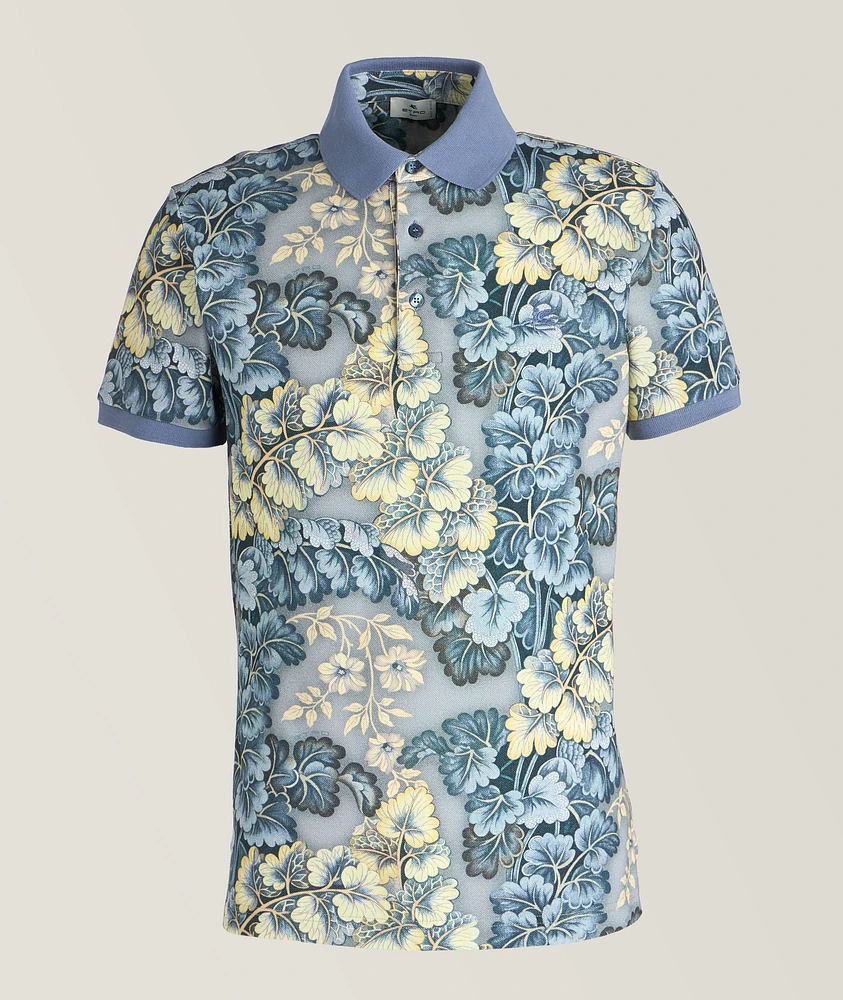 Floral Cotton Polo