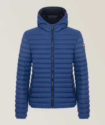 Light Quilted Down Hooded Jacket
